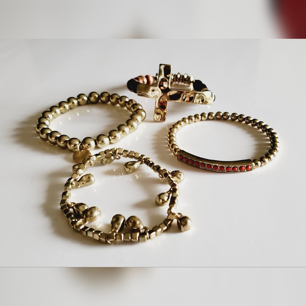 Vtg. Stretch Set Bracelet - Picture 5 of 14
